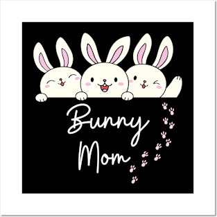 Bunny Mom tshirt and Hoodie, Bunny Mother tshirt, Rabbit Lover Gift, Rabbit Gift, Bunny Mom Gift, Pet T-shirt, Mama shirt Posters and Art